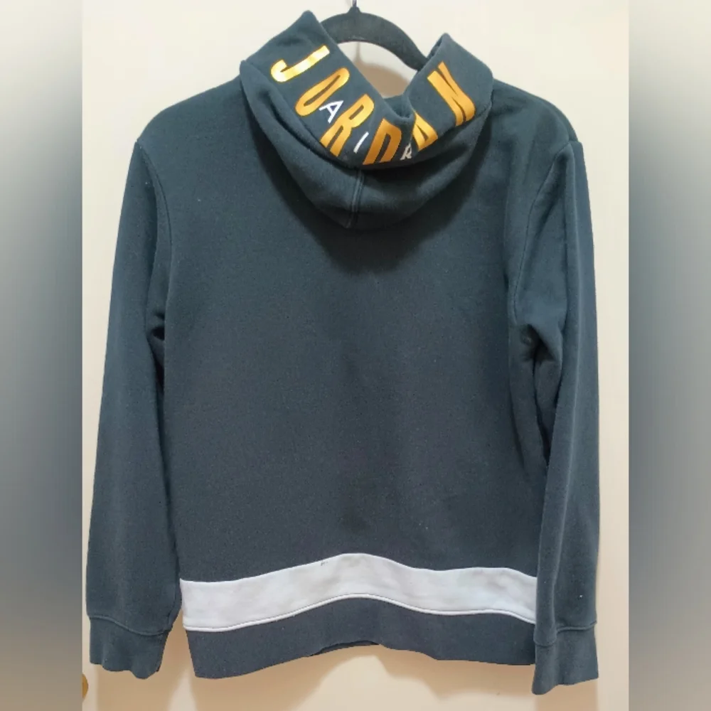 Jordan Black Hoodie with Gold Logo Size XL (Boy)✨